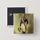 Portret van Henri-Eugene-Philippe-Louis Vierkante Button 5,1 Cm (Voorkant /achterkant)