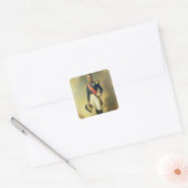 Portret van Henri-Eugene-Philippe-Louis Vierkante Sticker (Envelop)