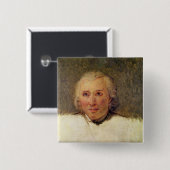 Portret van Henri Gregoire Vierkante Button 5,1 Cm (Voorkant /achterkant)