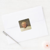 Portret van Henri Gregoire Vierkante Sticker (Envelop)