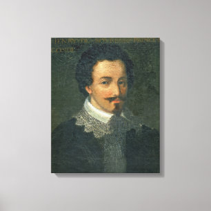 Portret van Henri I de Bourbon Conde (olie op het Canvas Afdruk