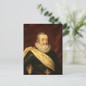 Portret van Henri IV King of France Briefkaart (Staand voorkant)