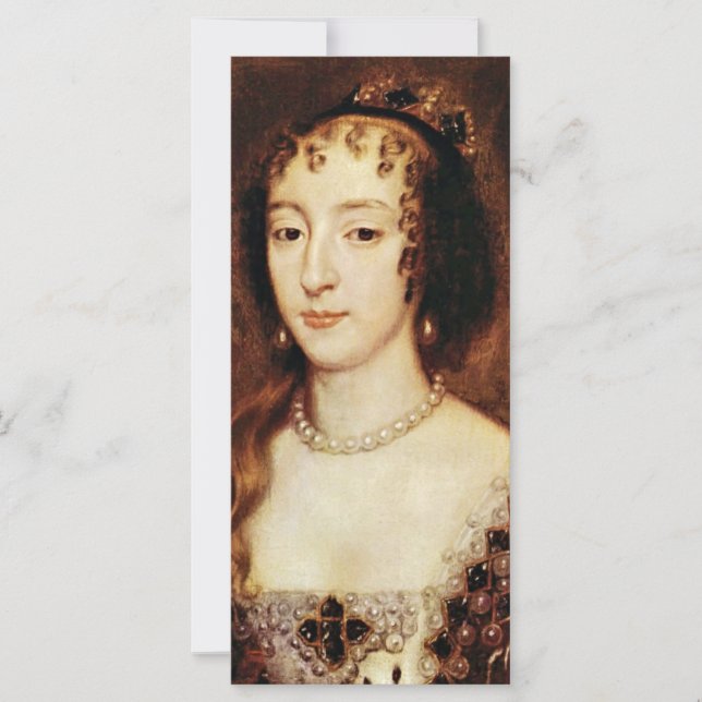 Portret van Henrietta van de Franse koningin van E (Voorkant)