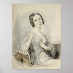 Portret van Henriette Gertrude Sontag Poster