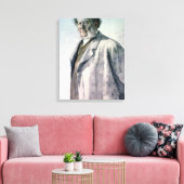 Portret van Henrik Ibsen, 1895 Canvas Afdruk (Insitu (Woonkamer))