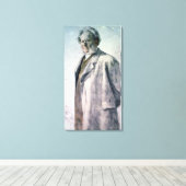 Portret van Henrik Ibsen, 1895 Canvas Afdruk (Insitu (Houten vloer))