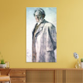 Portret van Henrik Ibsen, 1895 Canvas Afdruk (Insitu (Woonkamer))
