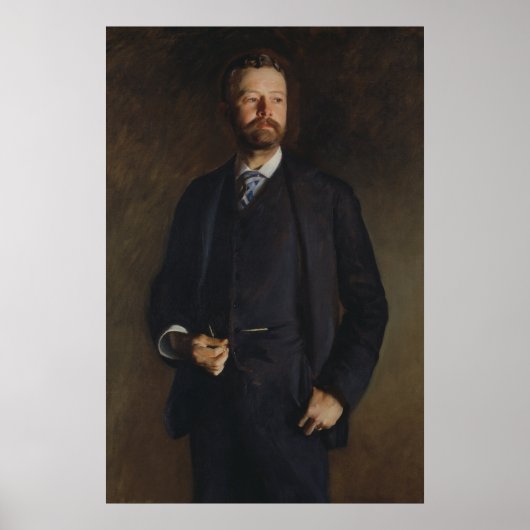 Portret van Henry Cabot Lodge door JS Sargent Poster (Voorkant)