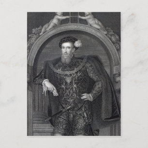 Portret van Henry Howard Earl of Surrey Briefkaart