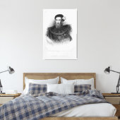 Portret van Henry Howard Earl of Surrey Canvas Afdruk (Insitu (Slaapkamer))