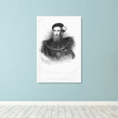 Portret van Henry Howard Earl of Surrey Canvas Afdruk (Insitu (Houten vloer))