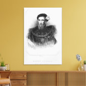 Portret van Henry Howard Earl of Surrey Canvas Afdruk (Insitu (Woonkamer))