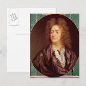 Portret van Henry Purcell, 1695 Briefkaart (Voorkant / Achterkant)
