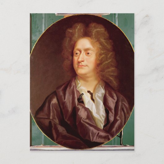 Portret van Henry Purcell, 1695 Briefkaart (Voorkant)