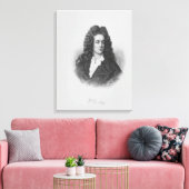 Portret van Henry Purcell Canvas Afdruk (Insitu (Woonkamer))