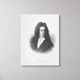 Portret van Henry Purcell Canvas Afdruk
