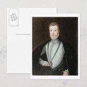 Portret van Henry Stewart, Earl of Darnley (1545-6 Briefkaart (Voorkant / Achterkant)