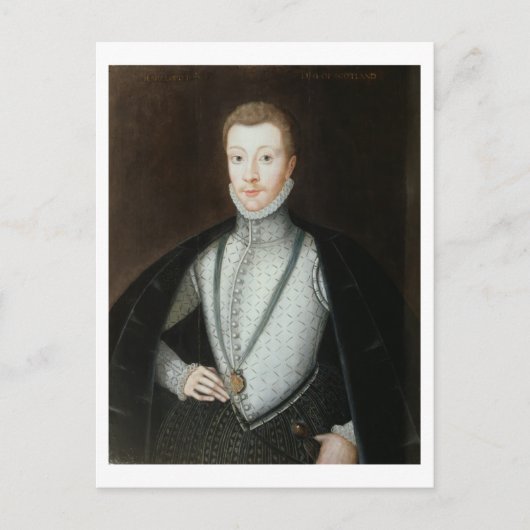 Portret van Henry Stewart, Earl of Darnley (1545-6 Briefkaart (Voorkant)