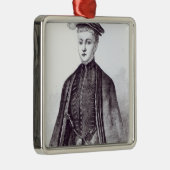 Portret van Henry Stewart, Lord Darnley Metalen Ornament (Rechts)
