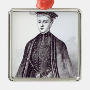 Portret van Henry Stewart, Lord Darnley Metalen Ornament
