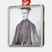 Portret van Henry Stewart, Lord Darnley Metalen Ornament (Links)