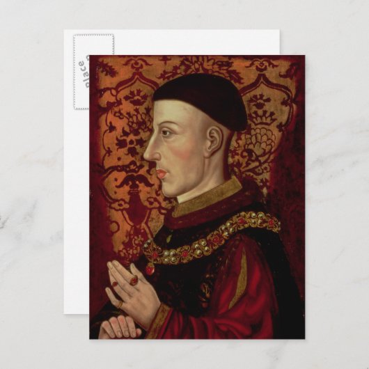 Portret van Henry V Briefkaart (Voorkant / Achterkant)