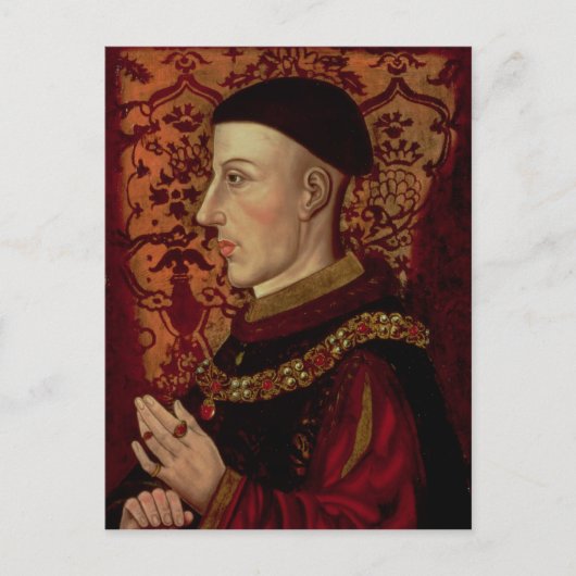Portret van Henry V Briefkaart (Voorkant)