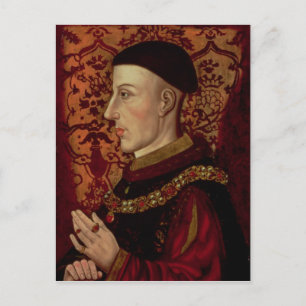 Portret van Henry V Briefkaart