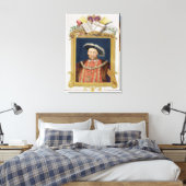 Portret van Henry VIII (1491-1547) als verdediger  Canvas Afdruk (Insitu (Slaapkamer))