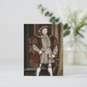 Portret van Henry VIII Briefkaart (Staand voorkant)