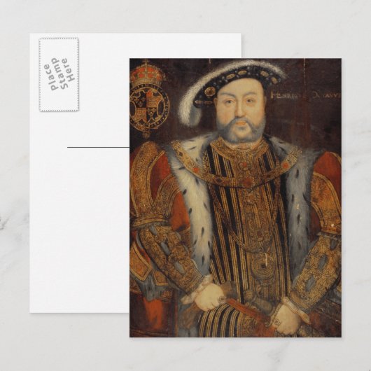 Portret van Henry VIII Briefkaart (Voorkant / Achterkant)