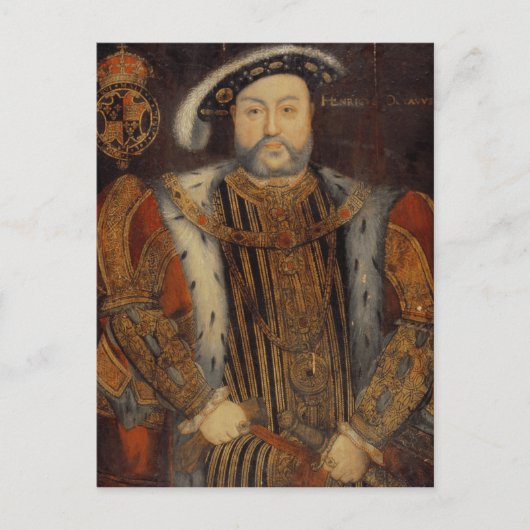 Portret van Henry VIII Briefkaart (Voorkant)