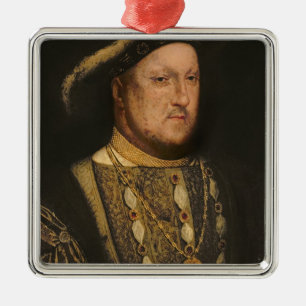 Portret van Henry VIII c.1536 Metalen Ornament