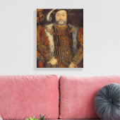 Portret van Henry VIII Canvas Afdruk (Insitu (Woonkamer))