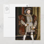 Portret van Henry VIII door Hans Holbein de Younge Briefkaart (Voorkant / Achterkant)
