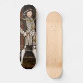 Portret van Henry VIII door Hans Holbein de Younge Skateboard (Voorkant)