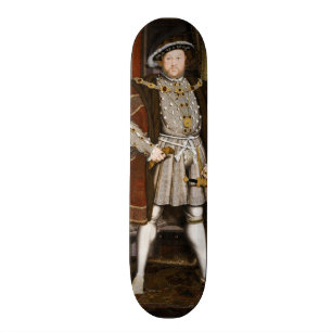 Portret van Henry VIII door Hans Holbein de Younge Skateboard