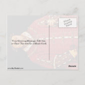 Portret van Henry VIII door na Hans Holbein -3 Briefkaart (Achterkant)