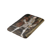 Portret van Henry VIII (Hans Holbein de Younger) Badmat (Gekanteld)