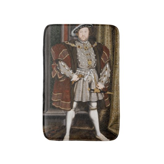 Portret van Henry VIII (Hans Holbein de Younger) Badmat (Voorkant Verticaal)