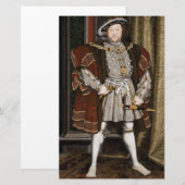 Portret van Henry VIII (Hans Holbein de Younger) Briefpapier (Voorkant / Achterkant)