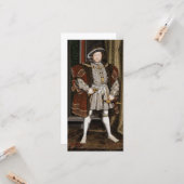 Portret van Henry VIII (Hans Holbein de Younger) Kaart (Voorkant / Achterkant in situ)