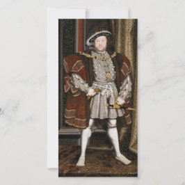 Portret van Henry VIII (Hans Holbein de Younger) Kaart
