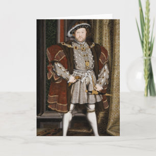 Portret van Henry VIII (Hans Holbein de Younger) Kaart