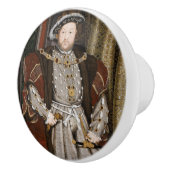 Portret van Henry VIII (Hans Holbein de Younger) Keramische Knop (Rechts)