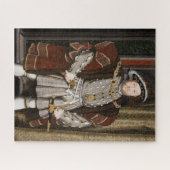 Portret van Henry VIII (Hans Holbein de Younger) Legpuzzel (Horizontaal)