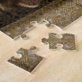 Portret van Henry VIII (Hans Holbein de Younger) Legpuzzel (Zijkant)