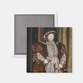 Portret van Henry VIII (Hans Holbein de Younger) Magneet (Voorkant / Achterkant)