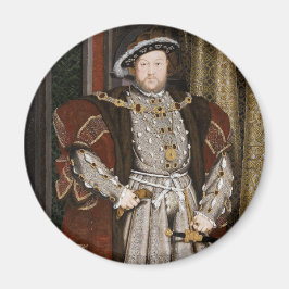 Portret van Henry VIII (Hans Holbein de Younger) Magneet