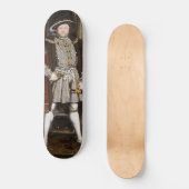 Portret van Henry VIII (Hans Holbein de Younger) Persoonlijk Skateboard (Voorkant)